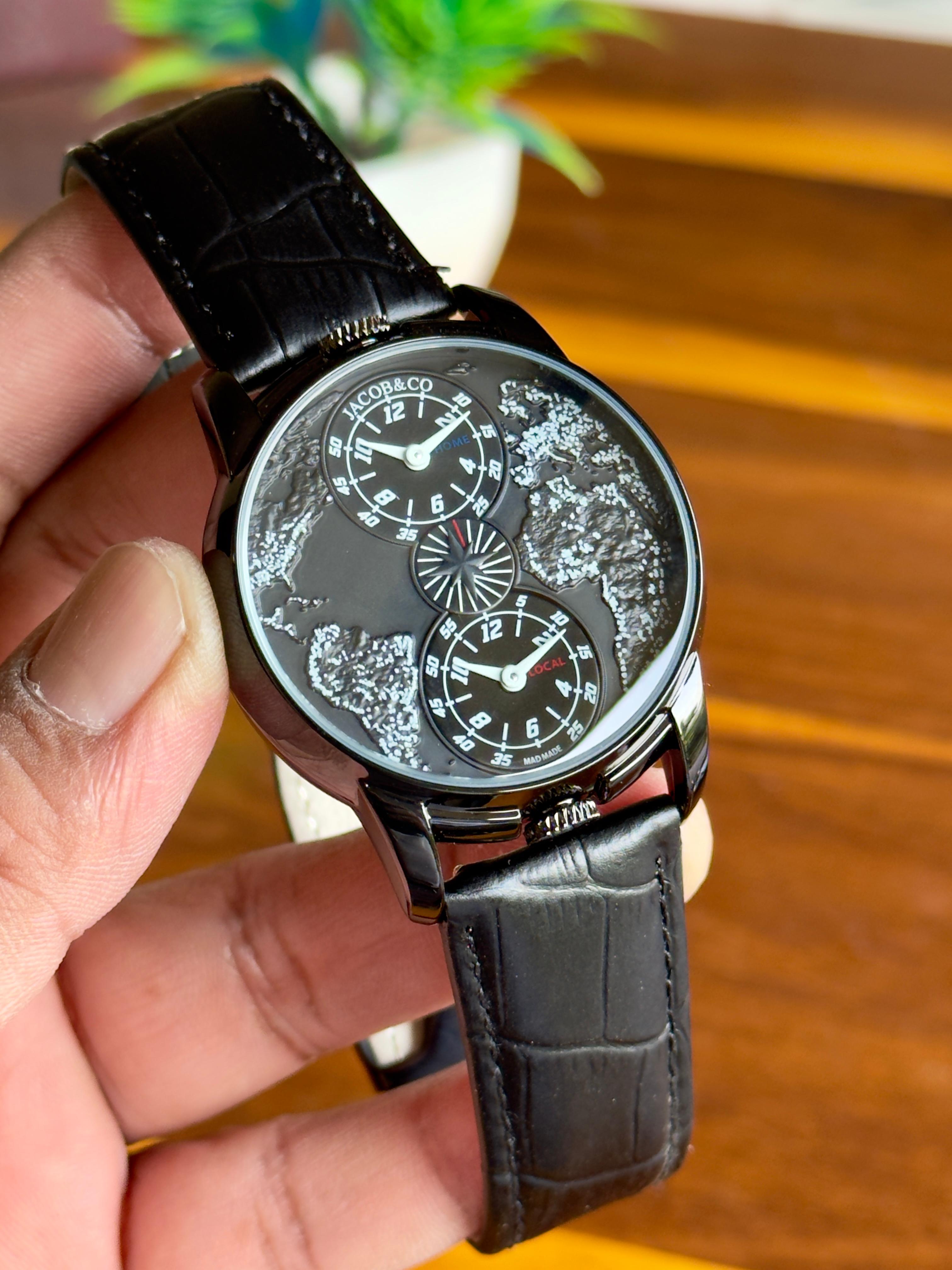 J&C The World Is Yours Dual Time Zone MAD Paris